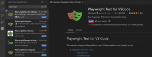 Playwright VS Code extension Installation and Execution – V-Tech Solutions