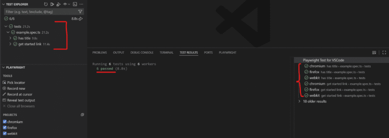 Playwright VS Code extension Installation and Execution – V-Tech Solutions